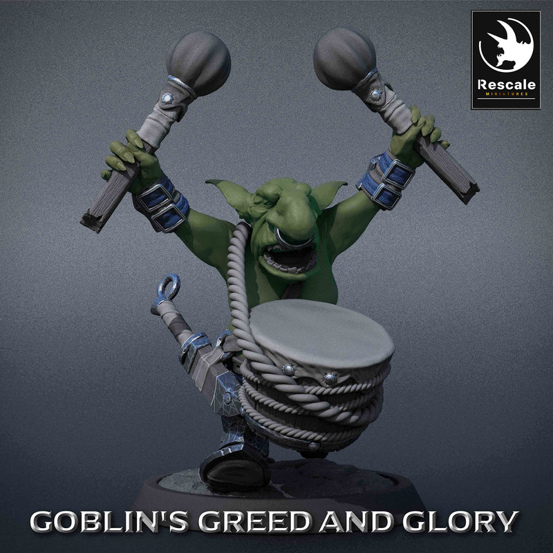 Goblin Basic Drummer Lord of the Print Miniatures by
