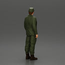 Gary Burghoff with sunglasses standing listening to his friend Harry Morgan in the MASH series - Only-Games