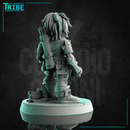 (0208) Male halfling ranger with a bow - Only-Games