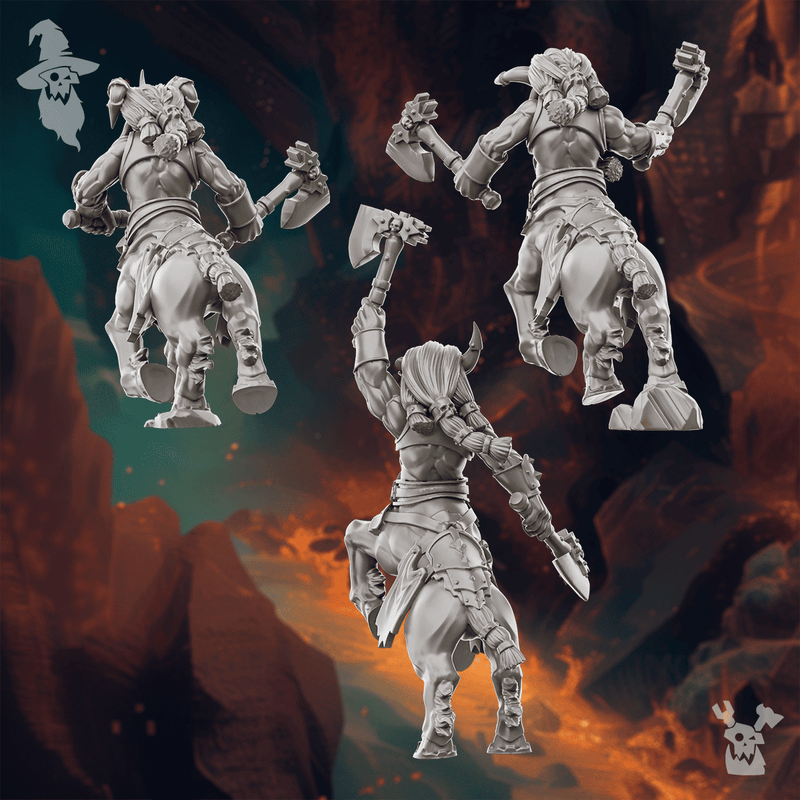 Bulltaurus (Two Axes) Squad x3 - Only-Games