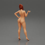 Naked girl standing and put hand on hip - Only-Games