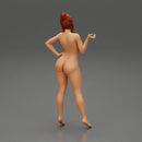 Naked girl standing and put hand on hip - Only-Games