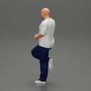 gangster standing in one leg leaning against car - Only-Games