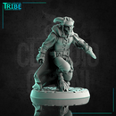 (0184) Satyr faun male thief thief assassin pirate with cloak and treasure - Only-Games