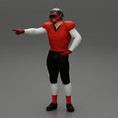 Rugby player standing pointing to the ball - Only-Games