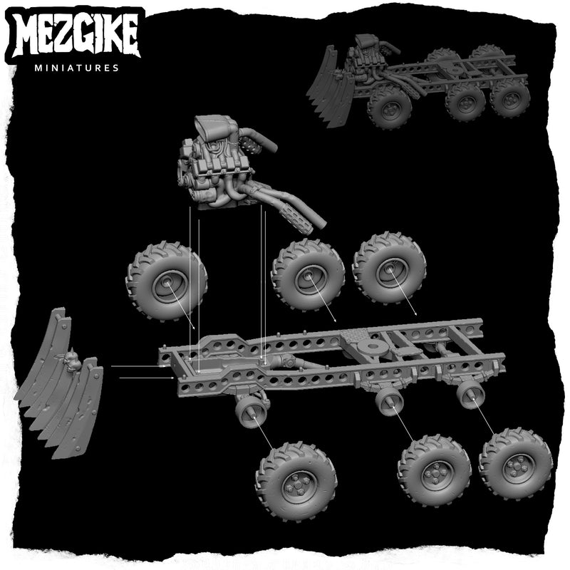 Orc scrap truck (physical miniature) - Only-Games