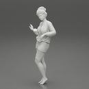 Young Woman In Mini Dress - Only-Games