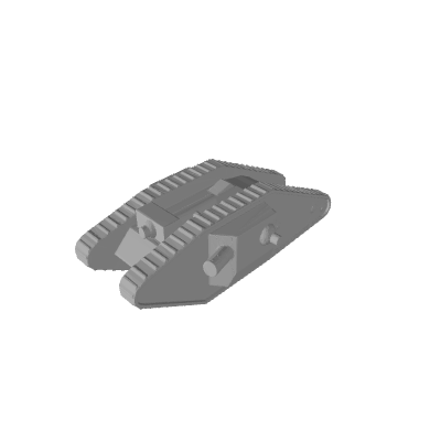 1/285 Allied Tank (x10) – 3D Printed WWI Miniature - Only-Games