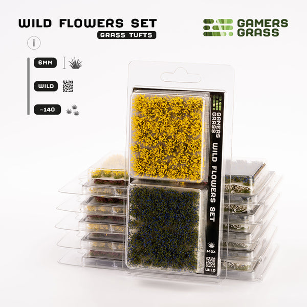 Wild Flowers Set - Grass Tuft set - Only-Games