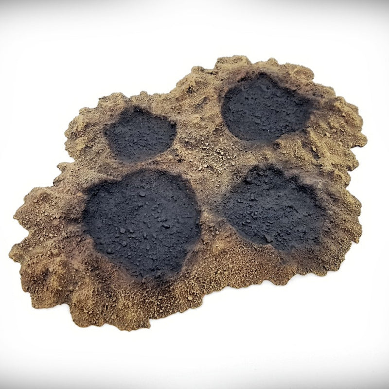 Quad Crater A: Blast Craters Terrain Set - Only-Games