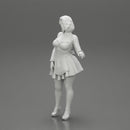 Attractive Stewardess in maid clothes Posing - Only-Games