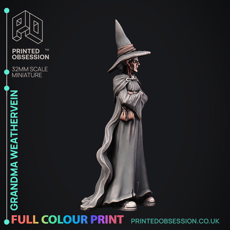 Grandmar Weathervein - Black Witch - Pre-coloured - 32mm scale - Only-Games