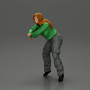 motorcyclist woman hoodie sitting on motorcycle - Only-Games