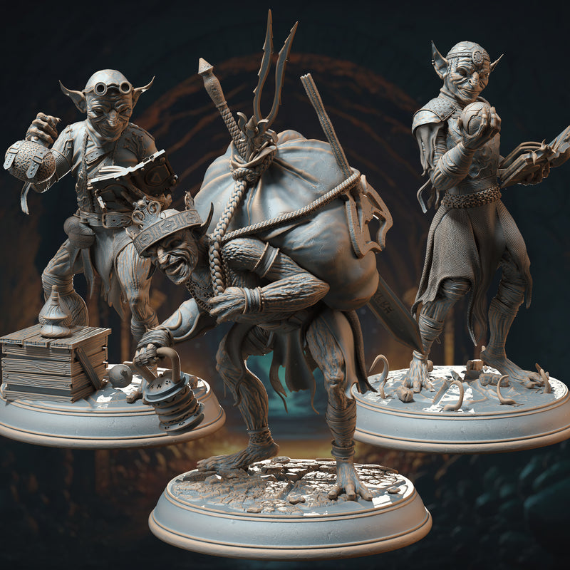 Mana Goblin Trio - Alchemist, Sorcerer, Loot - Only-Games