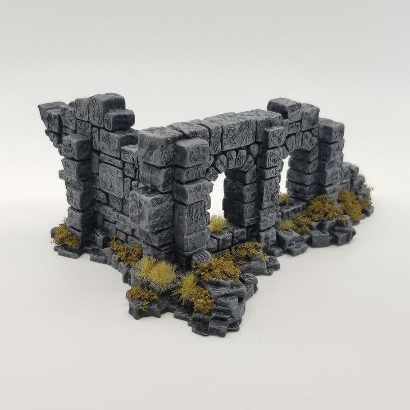 Double Arch Window - Half Arch Door: Ancient Ruins Terrain Set - Only-Games