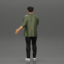 man standing in an open shirt extending his hand for a handshake - Only-Games