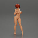 Naked girl in posing in short hair - Only-Games