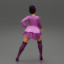 Beautiful Young Attractive Woman Wearing Dress and boot - Only-Games