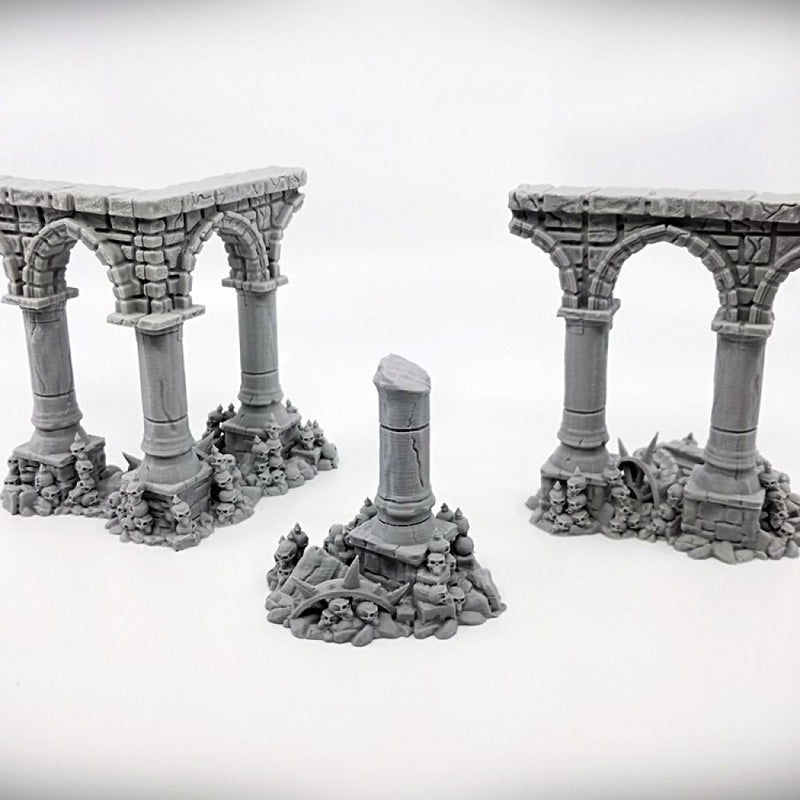 Ruined Columns Grimdark Version - Deluxe Bundle - Only-Games