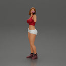 woman enjoying a drink, stylish and confident pose - Only-Games