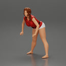 Beautiful girl riding standing up on a speeding jetski - Only-Games