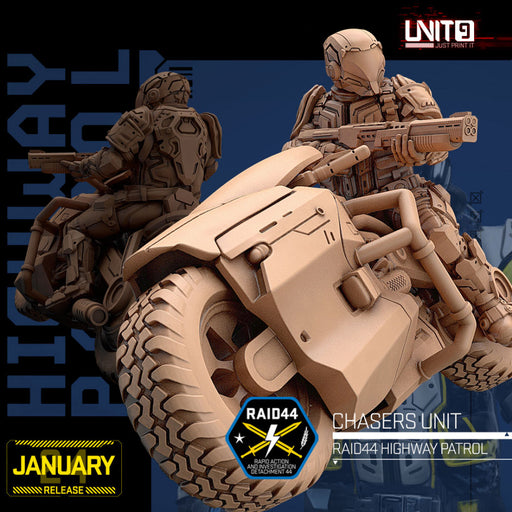 Cyberpunk - Chaser Unit pose 03 - Police Highway Patrol - Only-Games