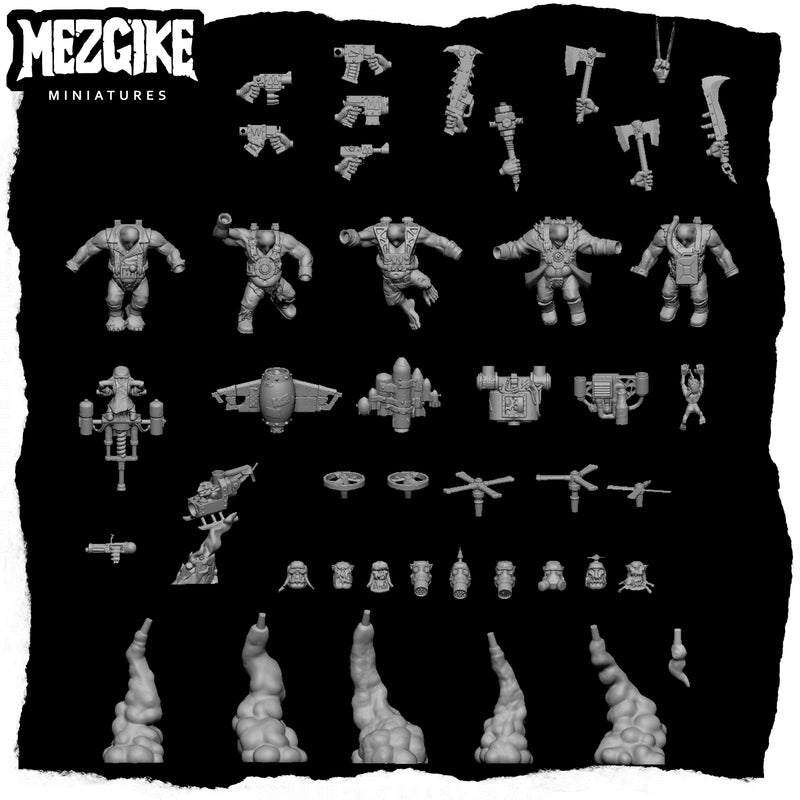 Jump boyz mob A (6 physical miniatures)