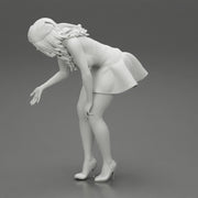 santa christmas  girl in hat and dress bend over - Only-Games