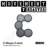 28mm Movement Trays for Tabletop Games | Wargaming | Full Range - Only-Games