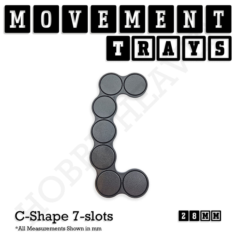28mm Movement Trays for Tabletop Games | Wargaming | Full Range - Only-Games