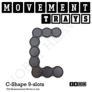 28mm Movement Trays for Tabletop Games | Wargaming | Full Range - Only-Games