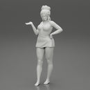 Girl explaining and Wearing Mini Dress - Only-Games