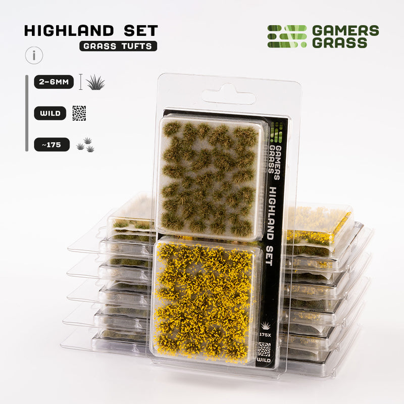 Highland Tuft Set - Grass Tuft set - Only-Games