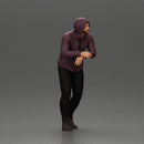 man in a hoodie leaning with his hands on the car - Only-Games