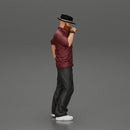 Young Gangster homie in Hat with beard Smoking Cigar - Only-Games