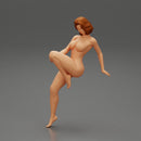 Sexy naked girl sitting on a truck tyre - Only-Games