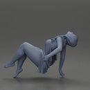 Sad man sitting pulls drowning girl from the ocean ( girl) - Only-Games