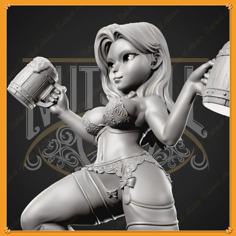 Nutshell Atelier - Chibi Barmaid -NSFW - Only-Games