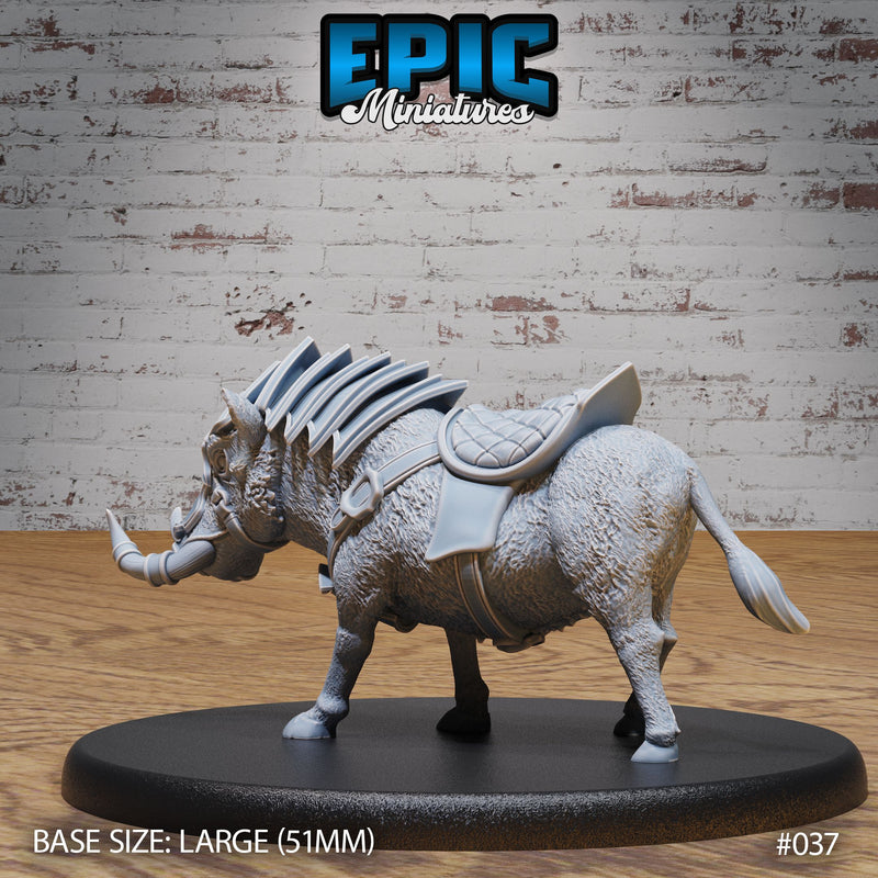 Dwarf Army Warthog Mount Rider Set - Only-Games