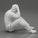 Thoughtful Surgeon Sitting  With His Hand On Head - Only-Games