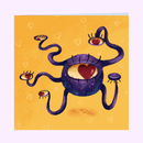 Valentine's Day Monster Card