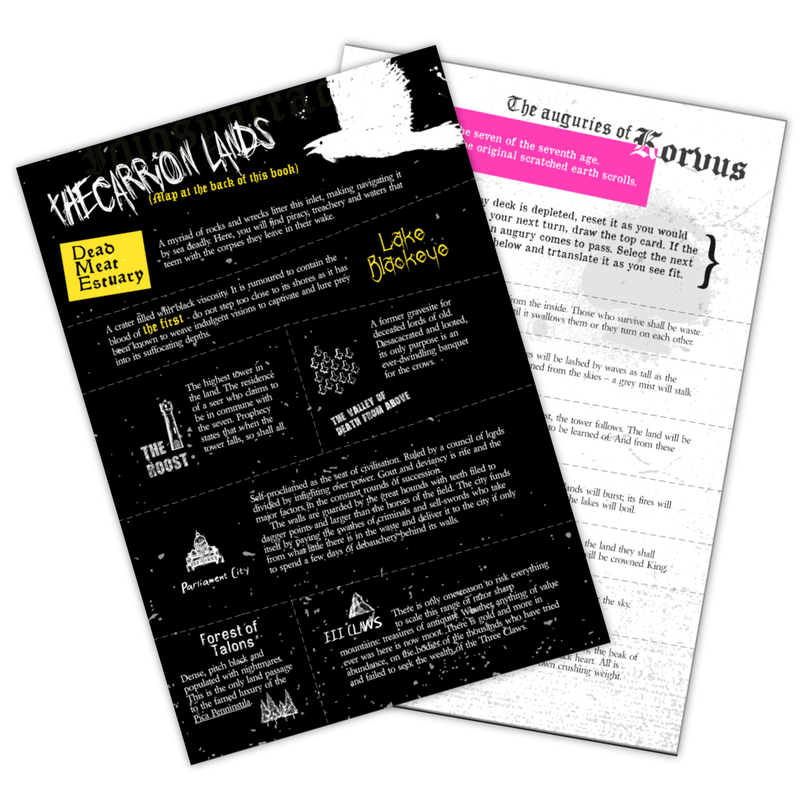 Korvus- a Mörk Borg inspired expansion for Be Like A Crow - Only-Games