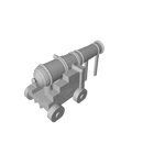 3D Printed 18th Century Naval Canon (x10) - Only-Games