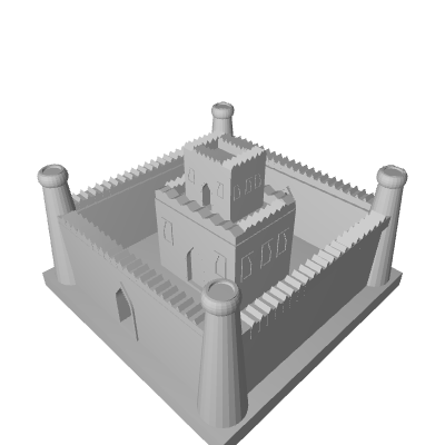 3D Printed Roman Fortress (x10) - Only-Games