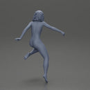 Naked girl with short hair rides a motorbike - Only-Games