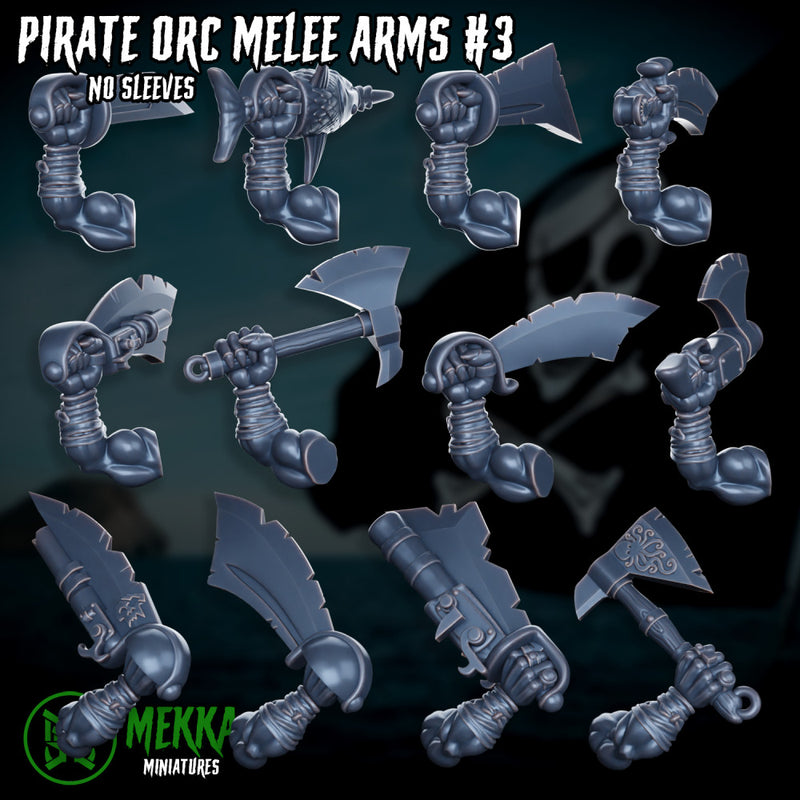 Pirate Orc Melee Arms