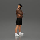 Confident man posing with folded arms, exuding a casual vibe - Only-Games