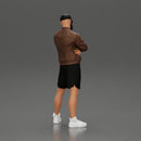 Confident man posing with folded arms, exuding a casual vibe - Only-Games