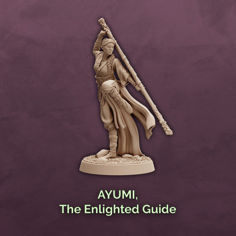 Ayumi, The Enlightened Guide - Human monk