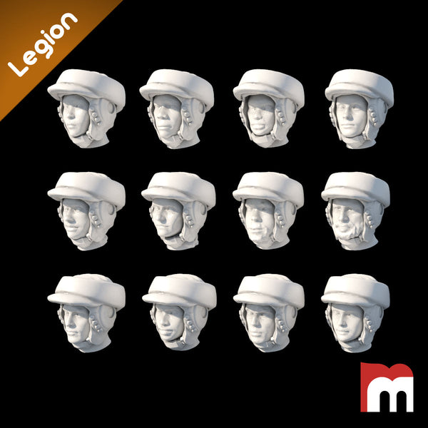 (Legion) 12x Rebel Endor Trooper Human Heads